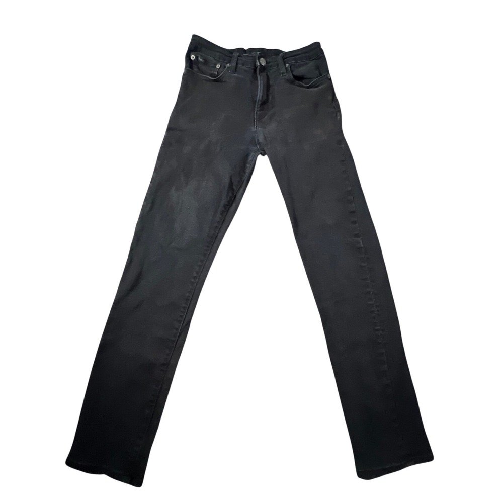 Polo Ralph‎ Lauren Slim Jeans kids 16 Black Stretch Denim Pants 25x27